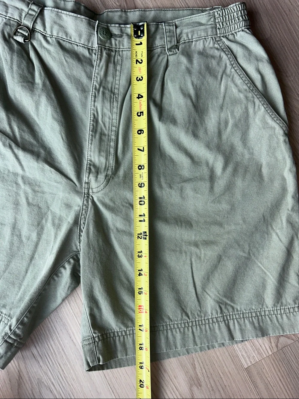Weekender Men's Casual Shorts 36 Olive Golf Stretch Pockets Preppy Vintage Fade